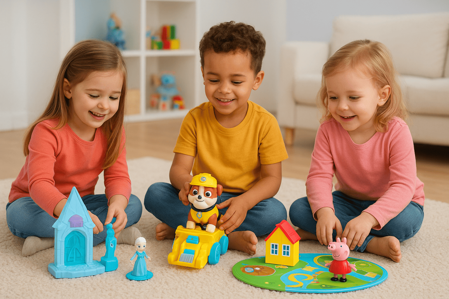 Frost, Paw Patrol, Peppa Pig